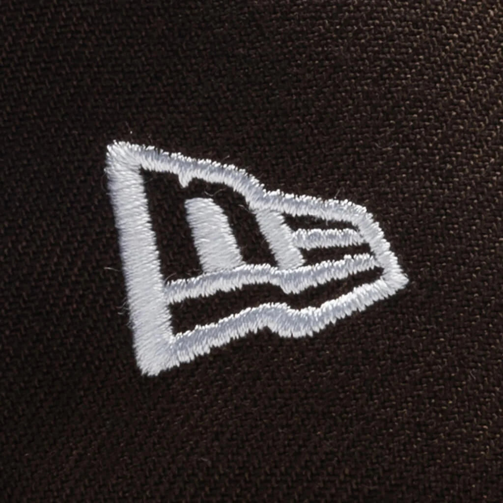 FEATURE x New Era 9Fifty A Frame Old English F Snapback Walnut
