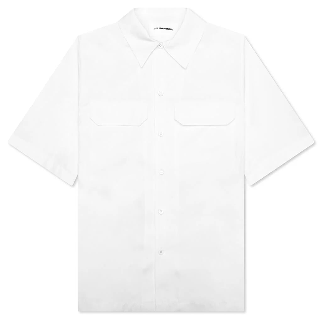 Heavy Organic Cotton Poplin Shirt Optic White
