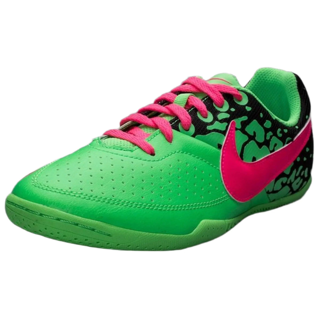 Nike JR Elastico II Indoor Soccer Shoes Lime Pink Flash Black