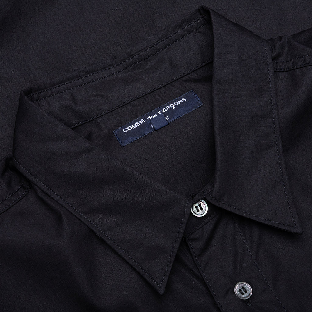 Drawstring L S Shirt Black