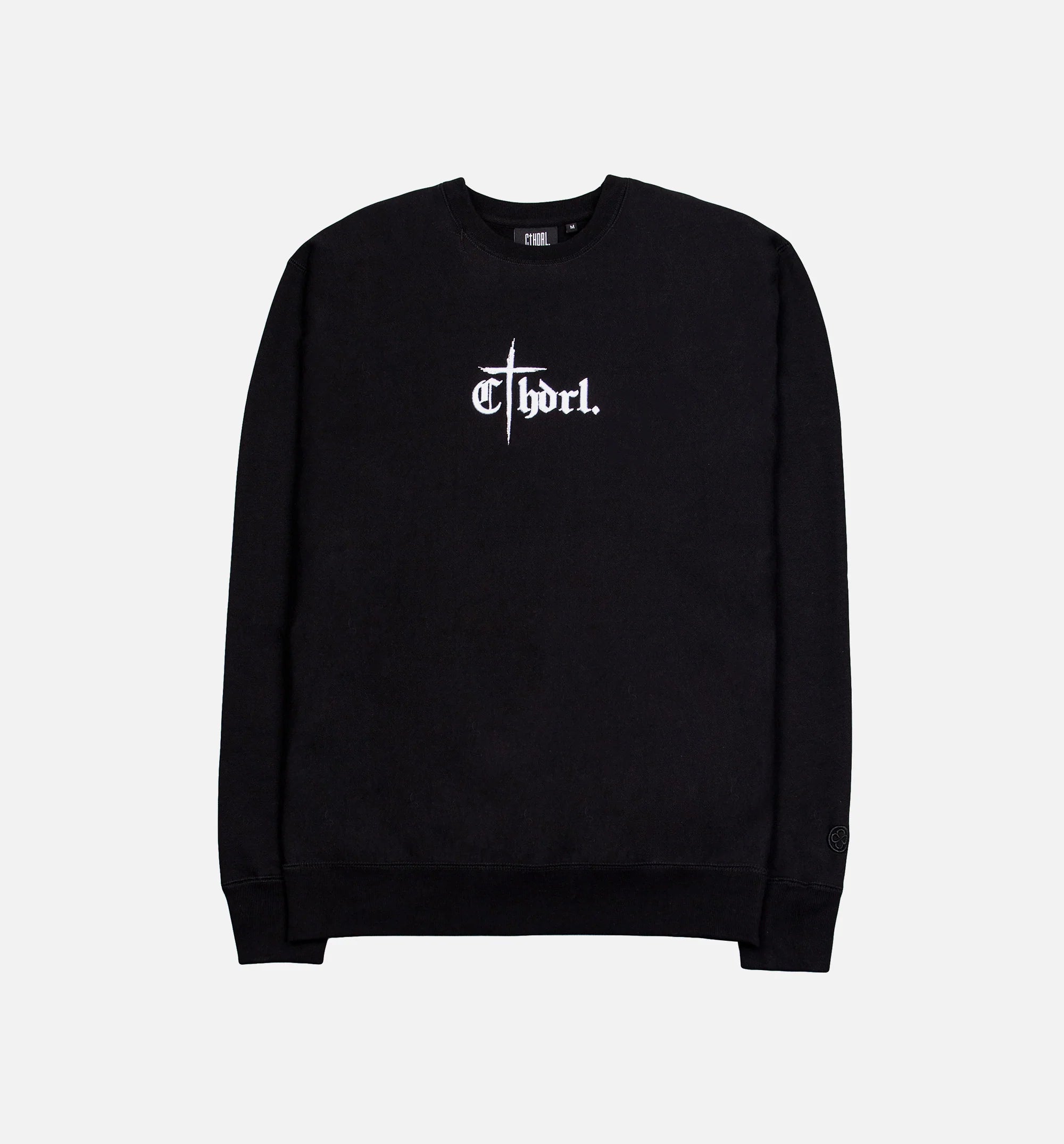 Grace Fleece Mens Crewneck Black