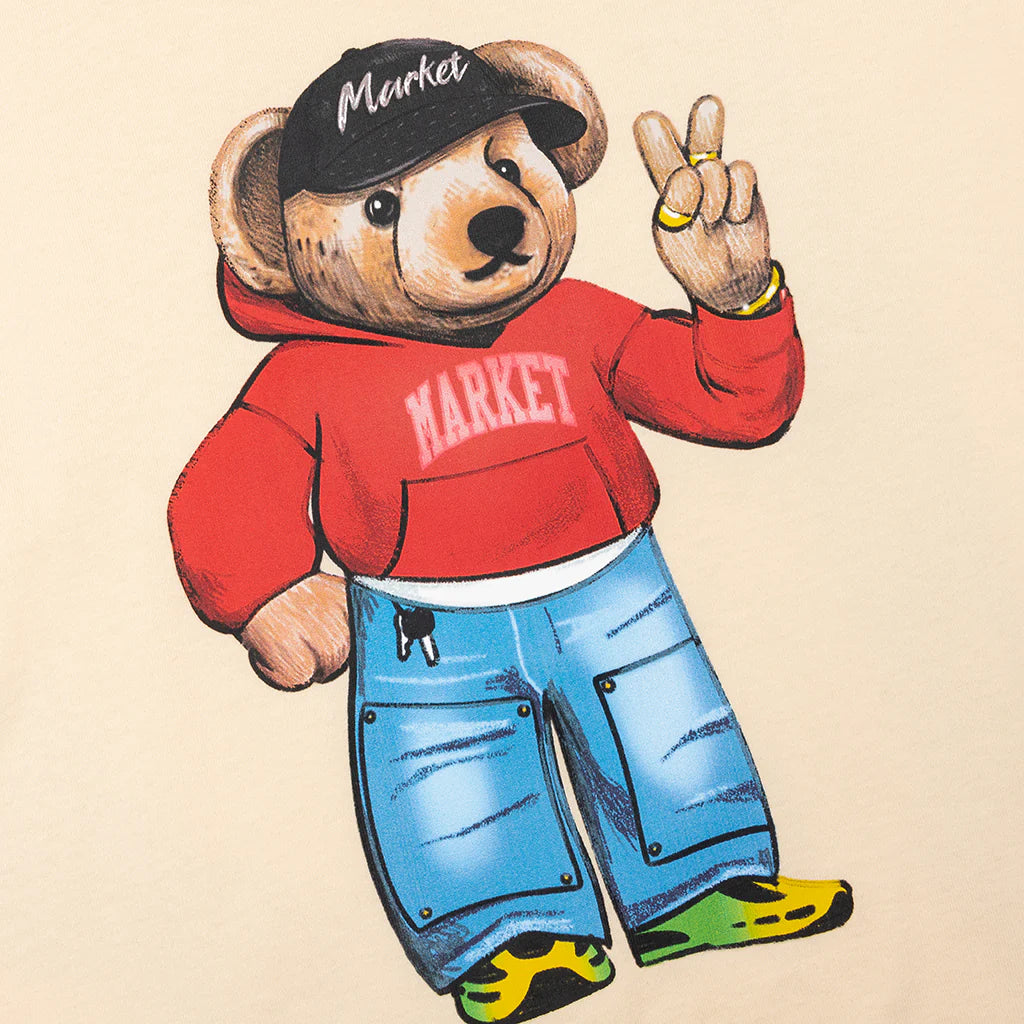 Fit Check Bear T Shirt Butter Cream
