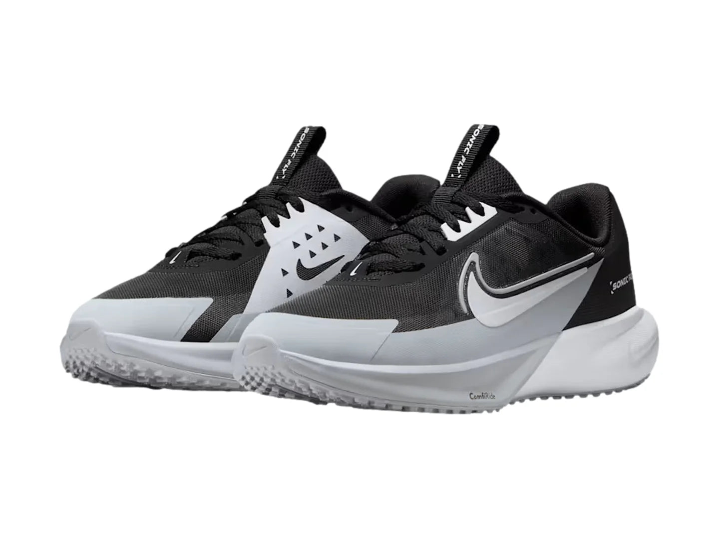 Tenis Nike Sonic Fly Negro y Gris para Niño
