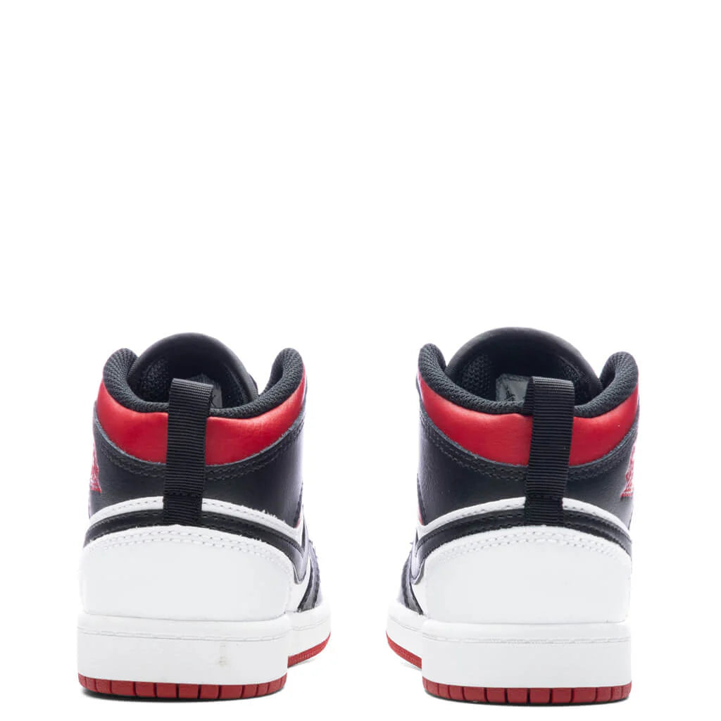Air Jordan 1 Mid PS White Gym Black