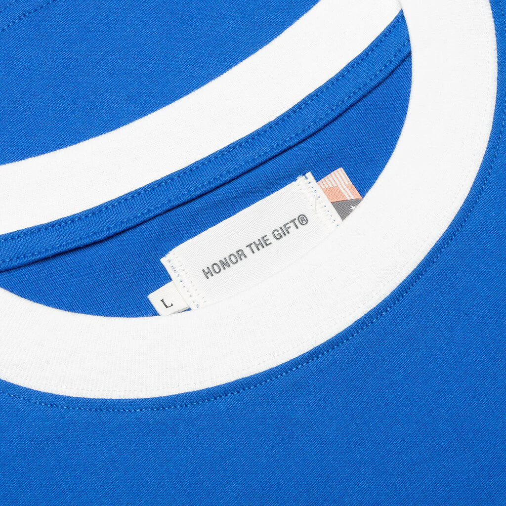 Multi Box Tee Blue
