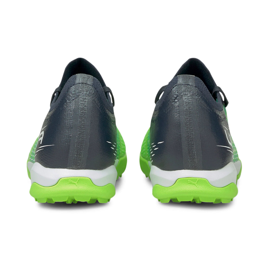 PUMA Ultra 33 TT Turf Soccer Cleats Green Glare Aqua