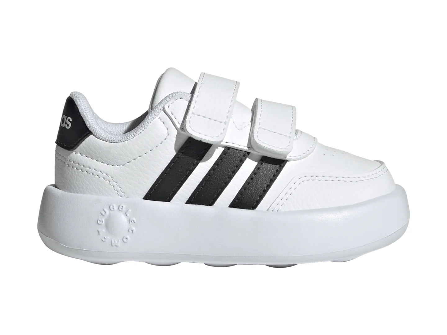 Tenis Adidas Breaknet 30 Blanco y Negro para Niño