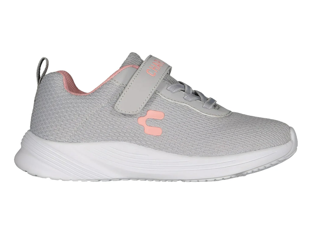 Tenis Charly Gris y Coral para Niña