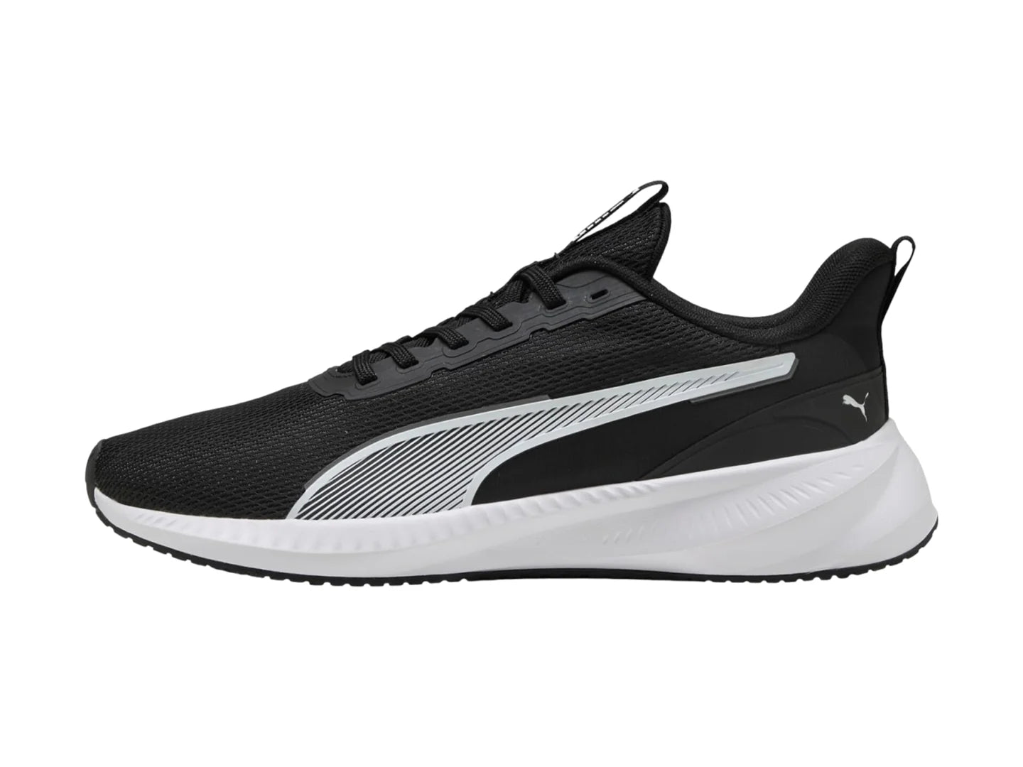 Tenis PUMA Flyer Lite 3 Negro y Plata para Hombre