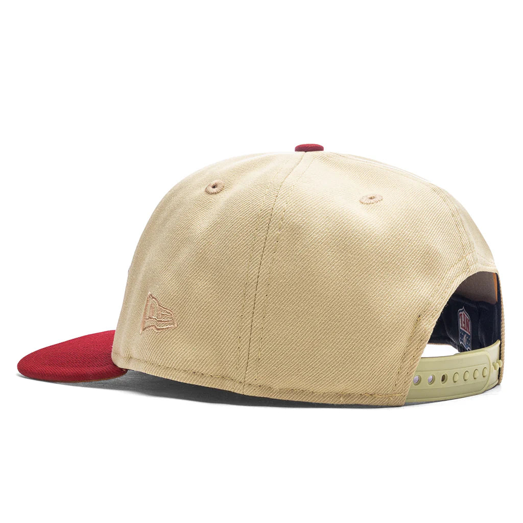 Feature x New Era 9FIFTY A Frame Snapback Las Vegas Raiders Vegas Gold Brick Red