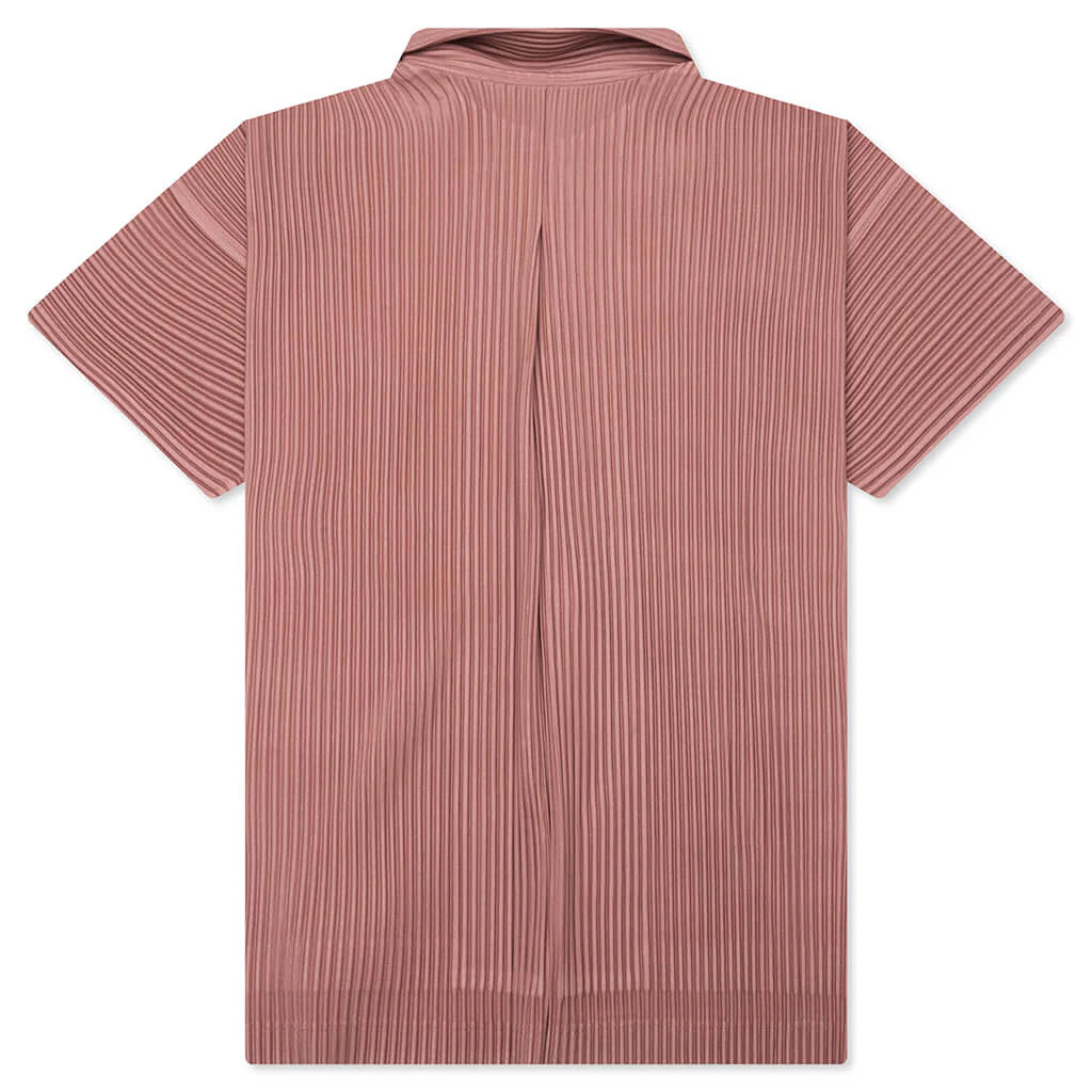 July Button Up Shirt Vanadinite Red