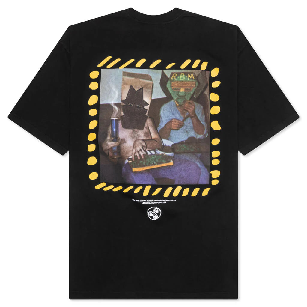 Masked Men S S Tee Black