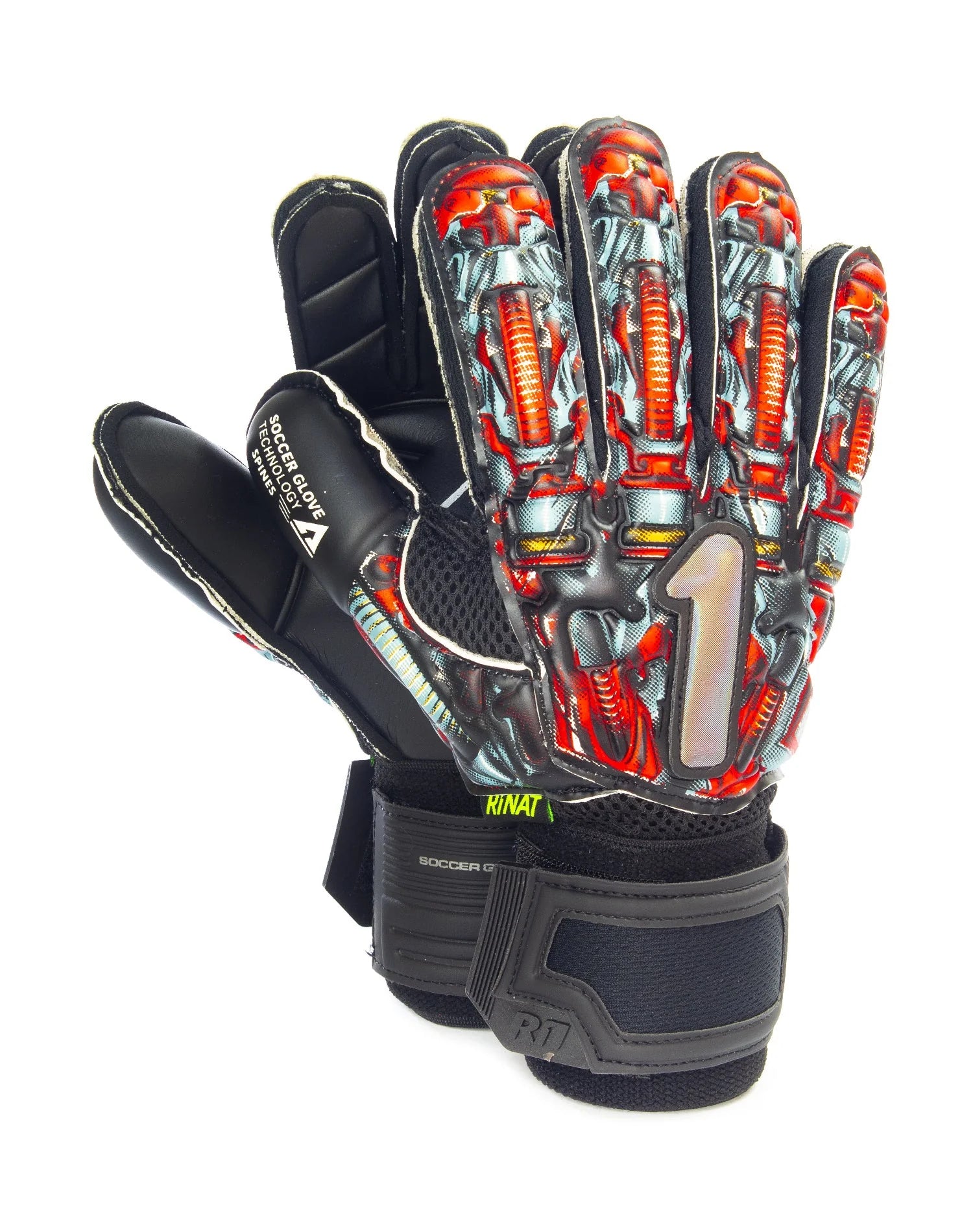 Rinat GS Asimetrik Bonik Spines Goalkeeper Gloves Red