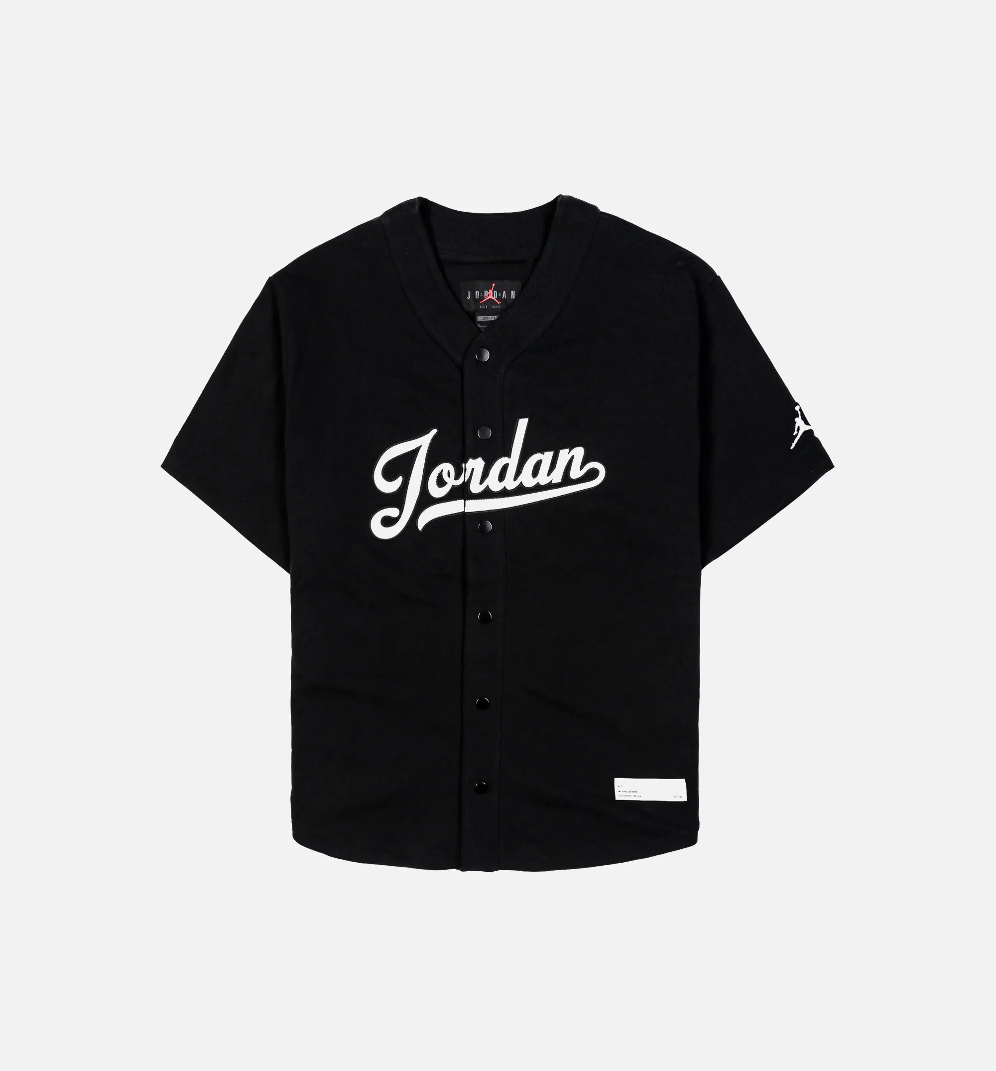 Flight MVP Baseball Top Mens Jersey Black