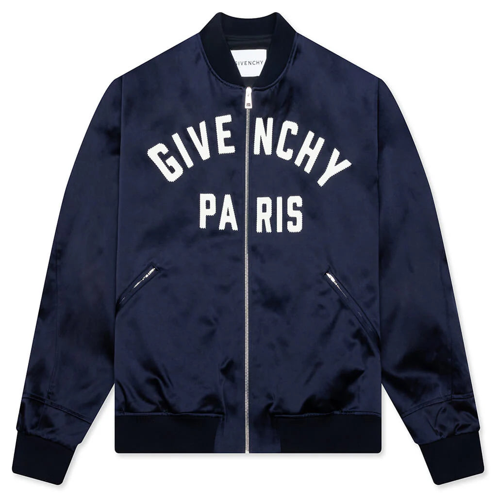 Couture Seam Bomber Navy