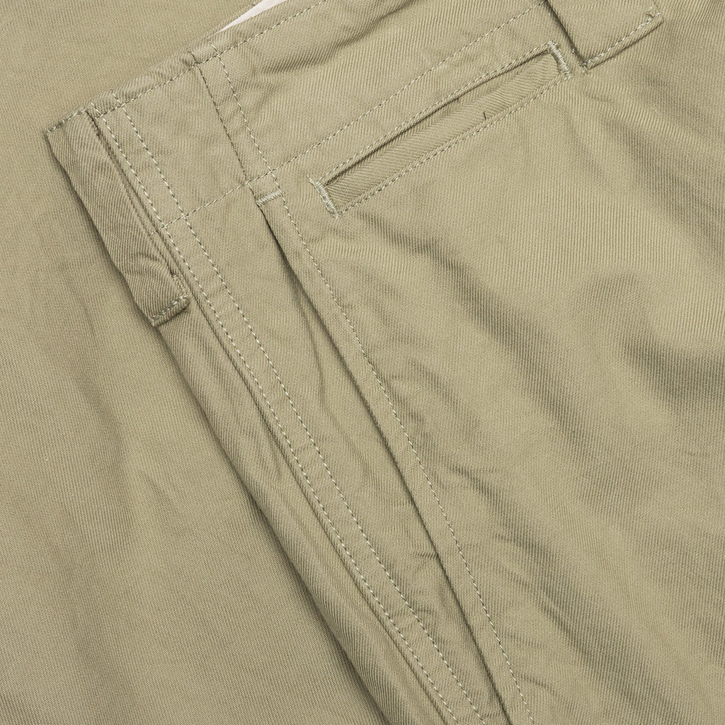 Wide Chino Pants Light Green