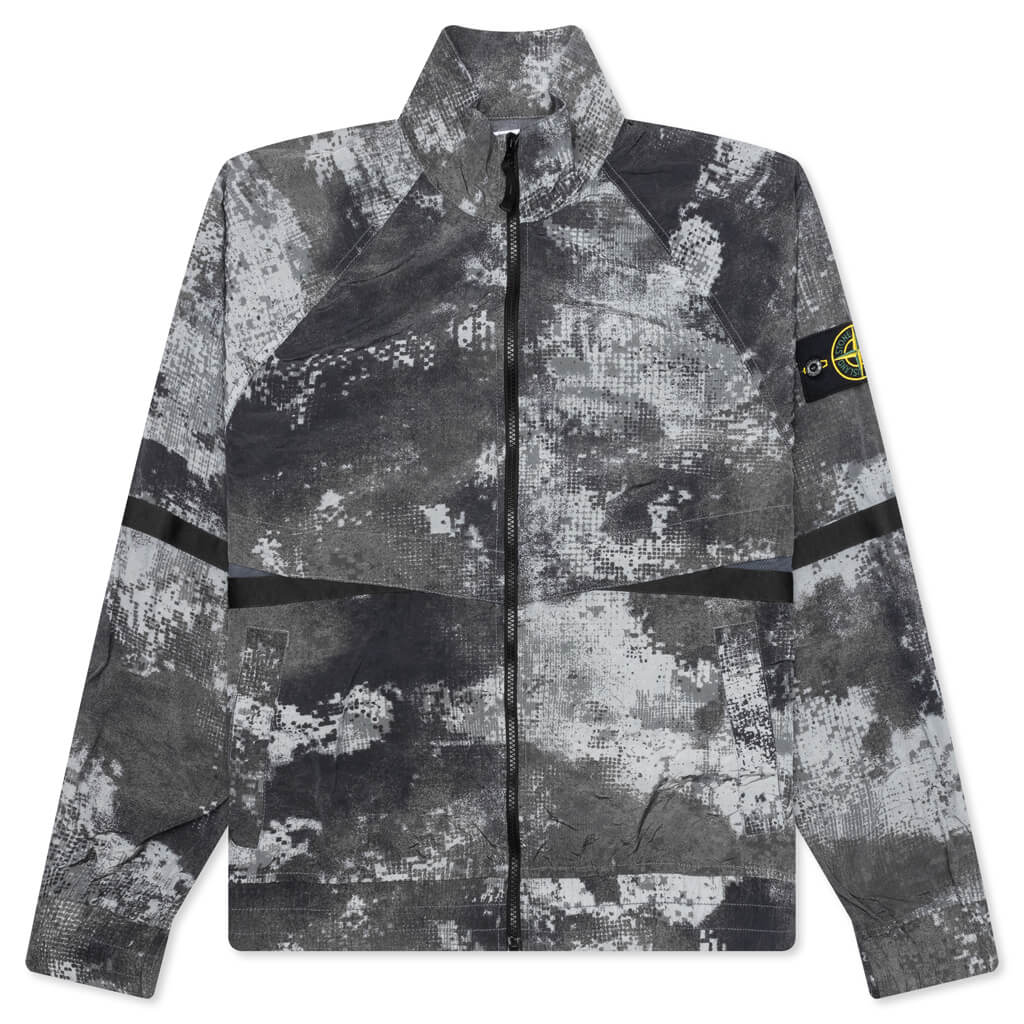 Dissolving Grid Camo Jacket Grey