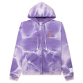 French Zip Hoodie Purple