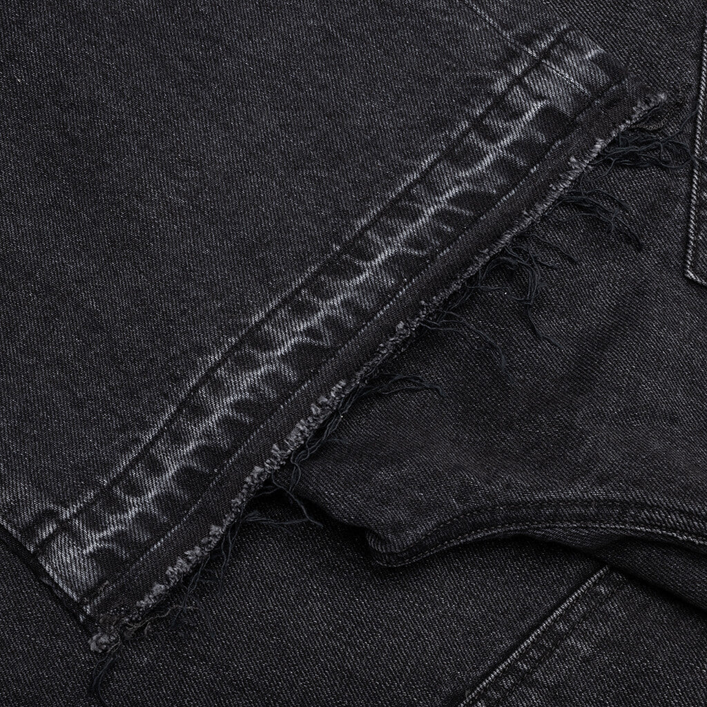 Released Hem Straight Jean Vintage Black