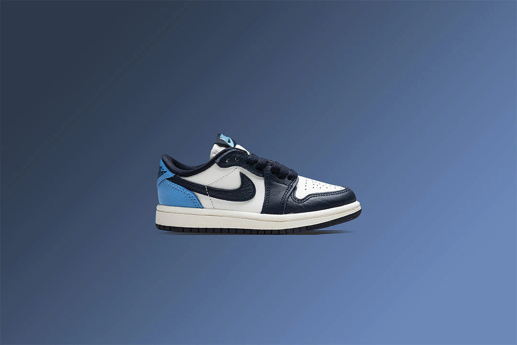 Air Jordan 1 Low OG Obsidian PS Obsidian University Blue Sail