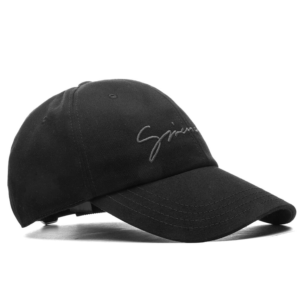 Embroidered Cap Black