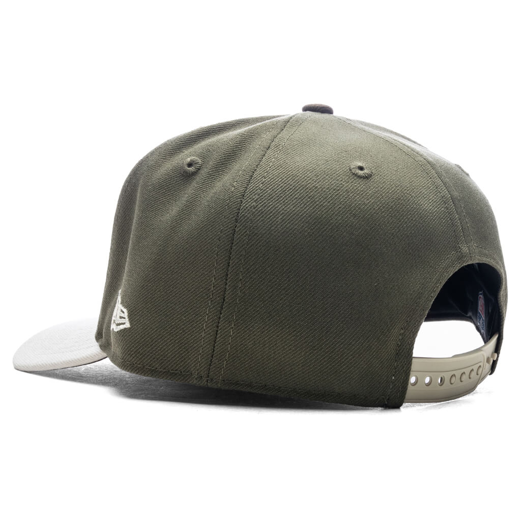 FEATURE x New Era 9Fifty A Frame Snapback Las Vegas Raiders Olive Stone