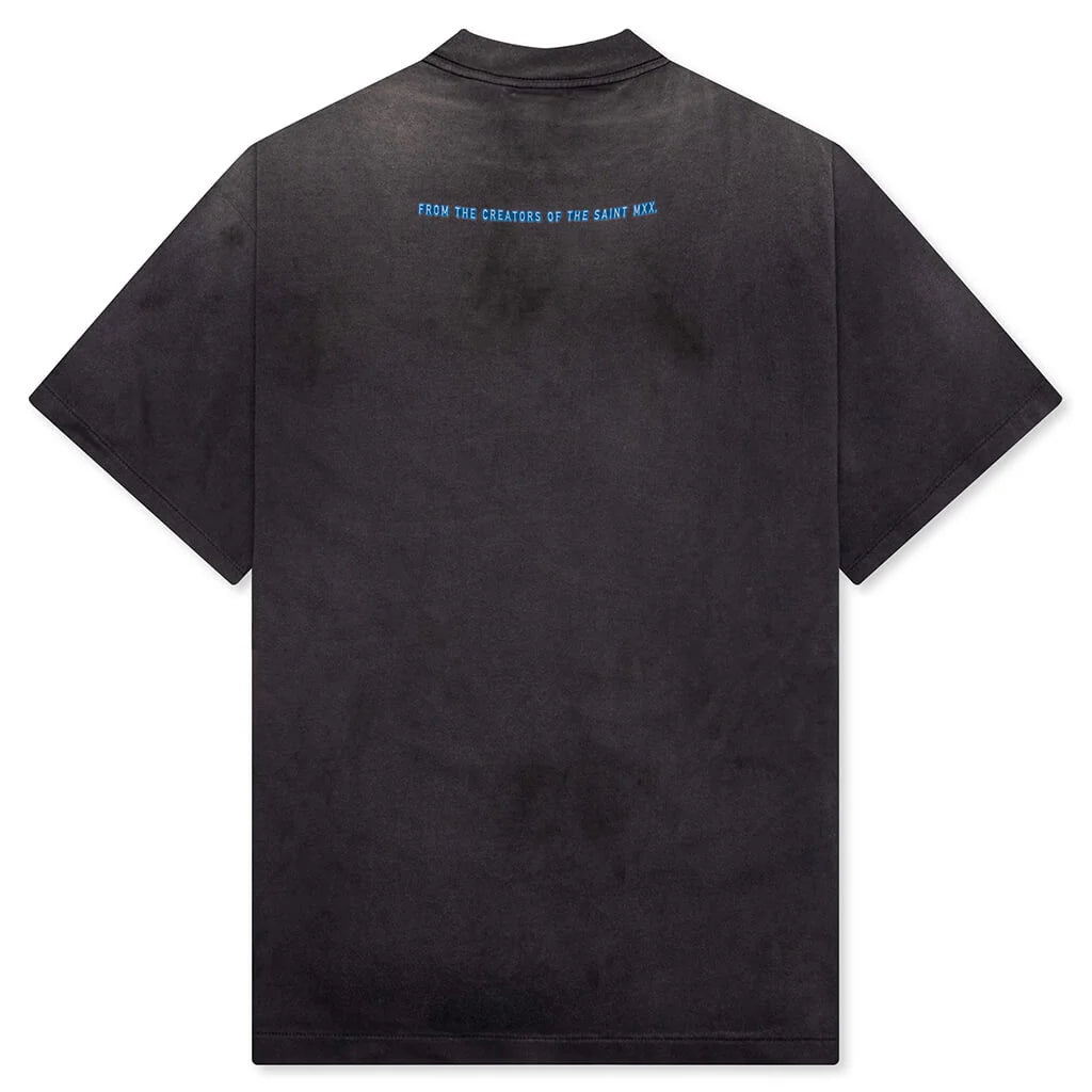 Saint M6 x The Matrix Green Logo S S Tee Black