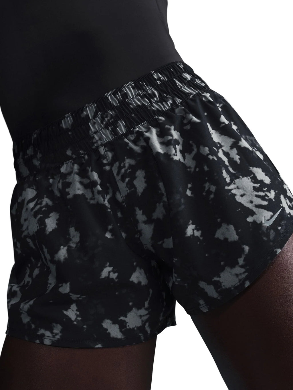 Nike Womens One Dri FIT Brief Lined Printed Shorts