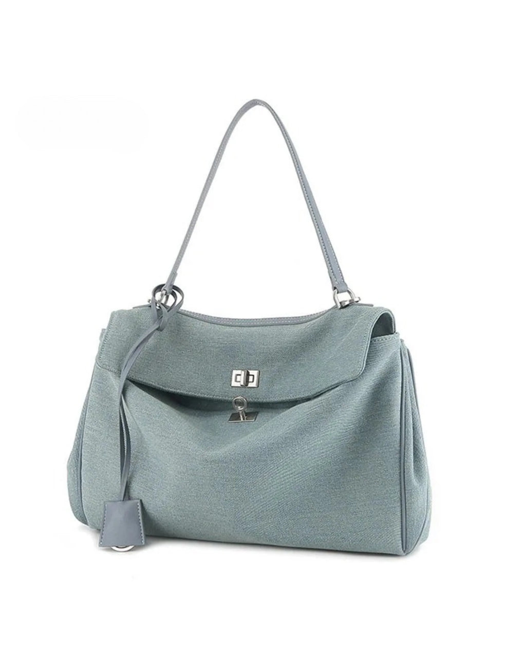 Bolsa de Ombro Suede Taranto