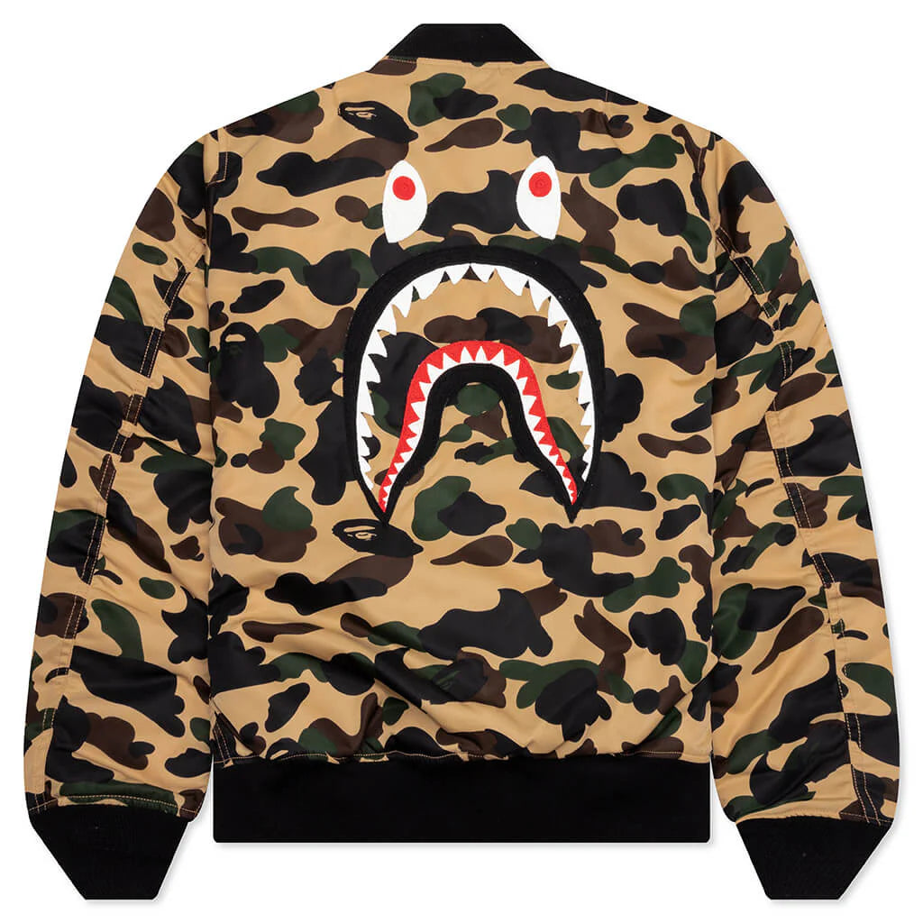 1St Camo Shark MA 1 Yellow