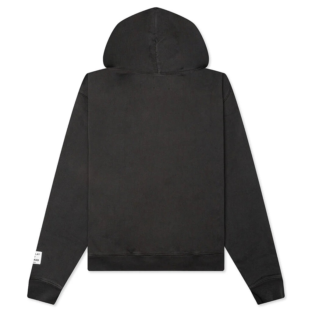 Size Logo Hoodie Black