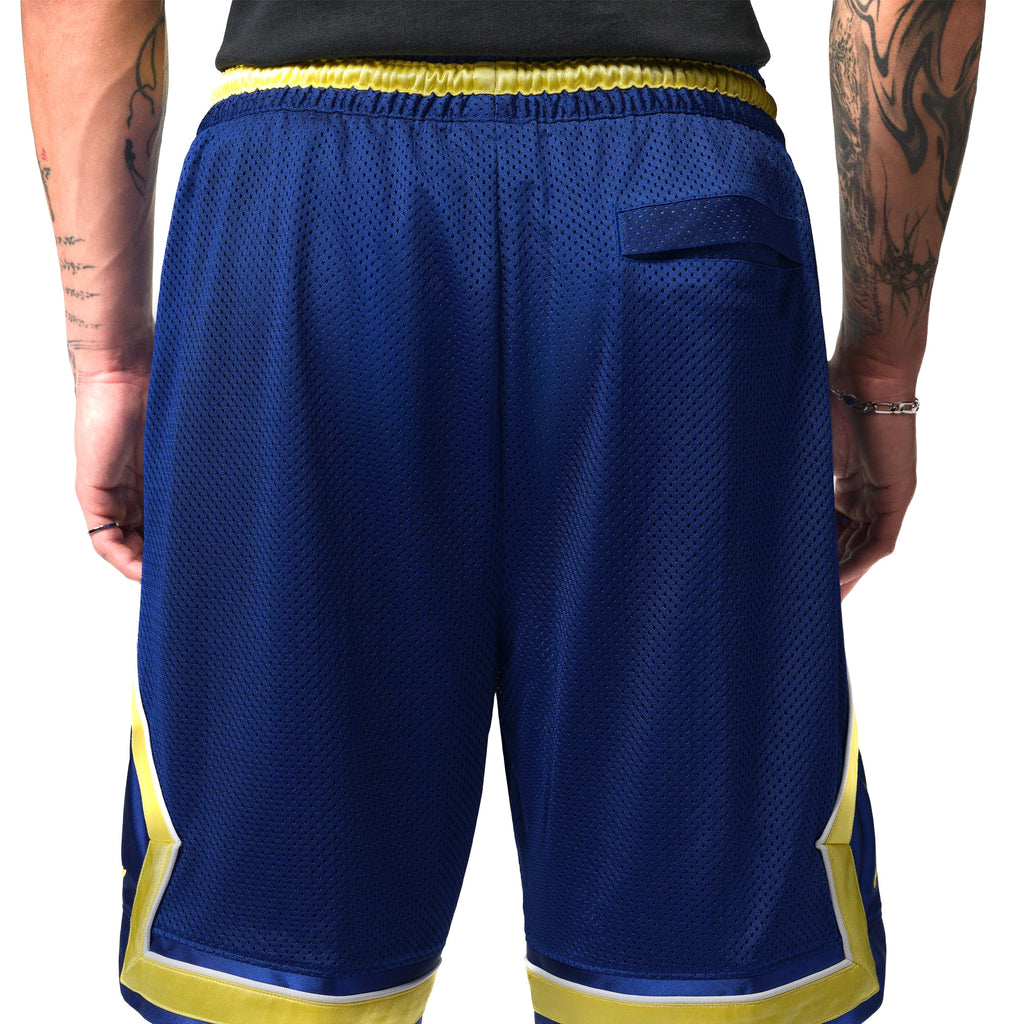 Jordan Mens Brasil Mesh Diamond Shorts Royal Blue