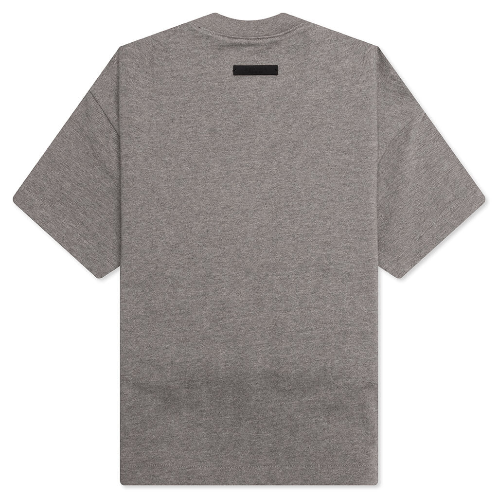 Kids Heavy Crewneck Tee Heather Gray