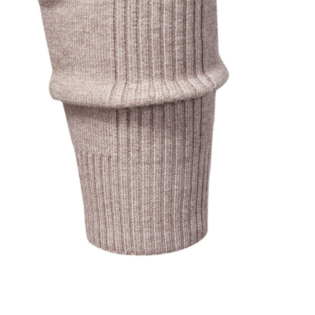 Mens Mockneck Pullover Sweater
