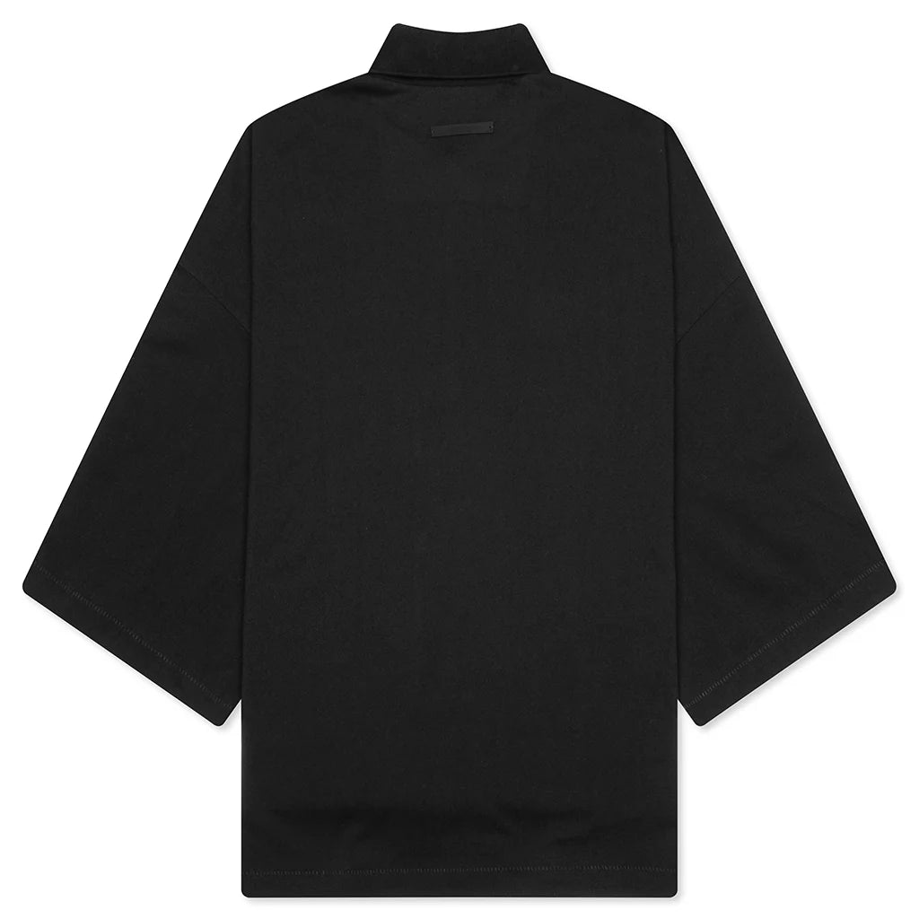 Pique Polo Black
