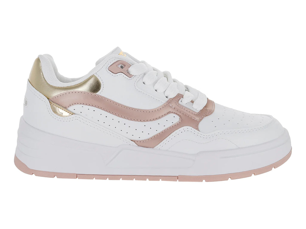 Tenis Clasben Mika Blanco Oro Rosado para Mujer