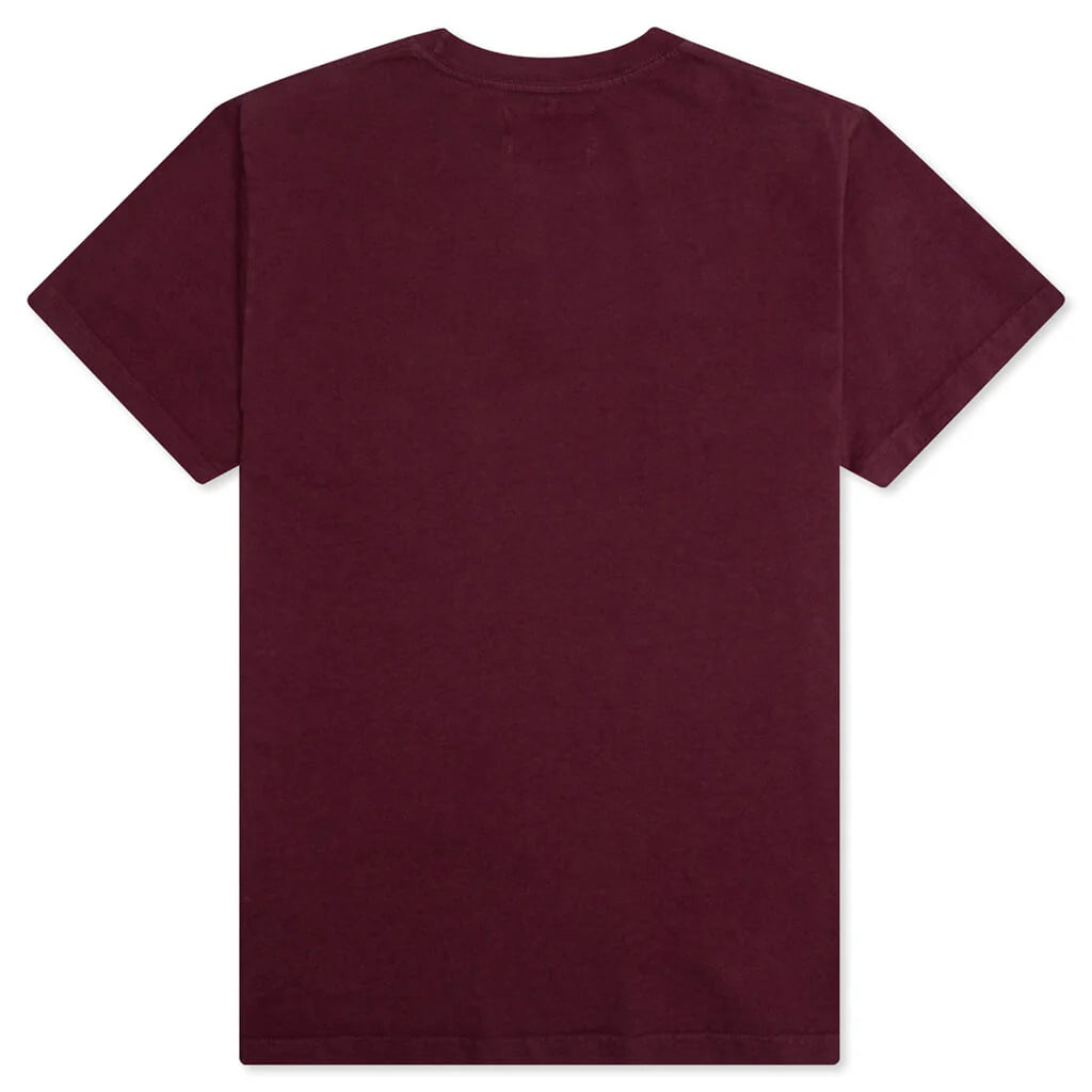 Fea Tah Print Tee Ox Blood Red