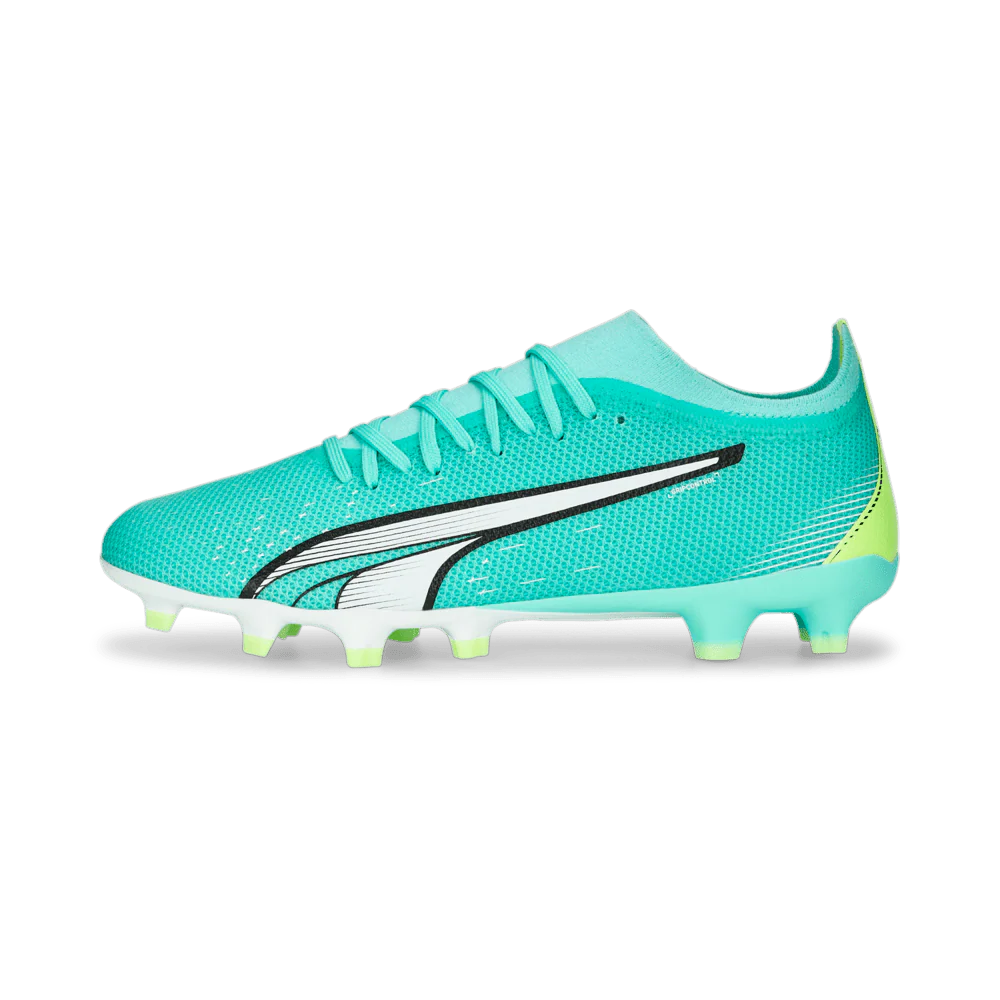 PUMA Ultra Match FG AG Firm Ground Soccer Cleats Green White