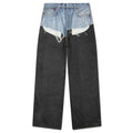 1981 Trompe Loeil Jeans Blue Black
