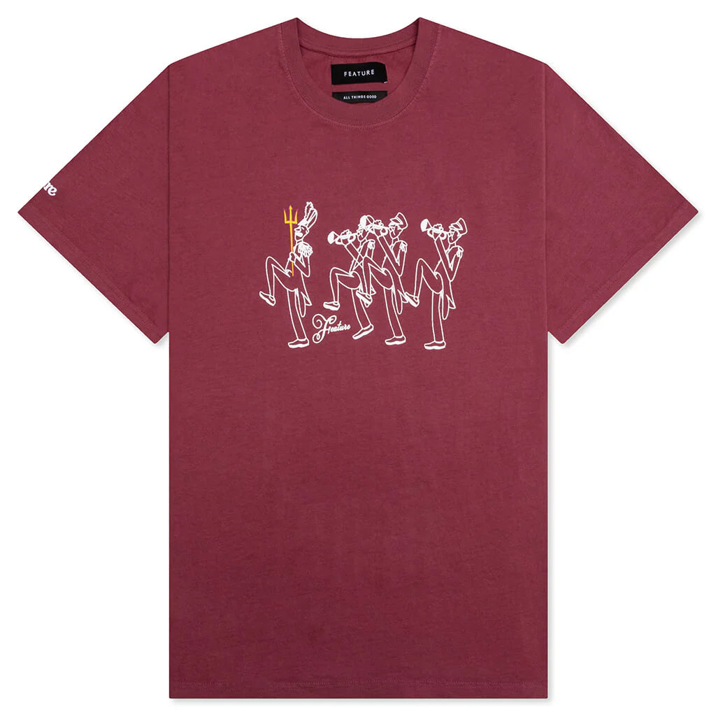 Feature x ASU Fight Song Tee Maroon