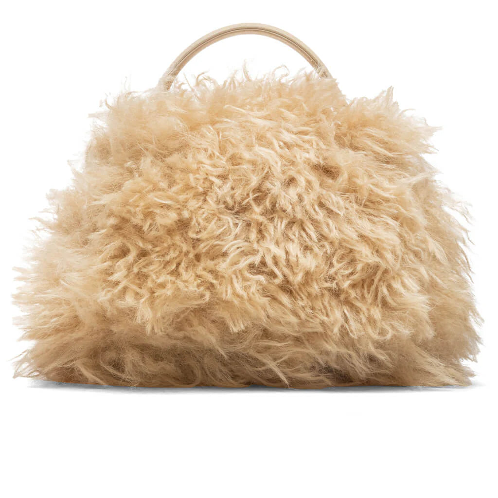 Readymade x Dr Woo Fur Monster Bag Tan