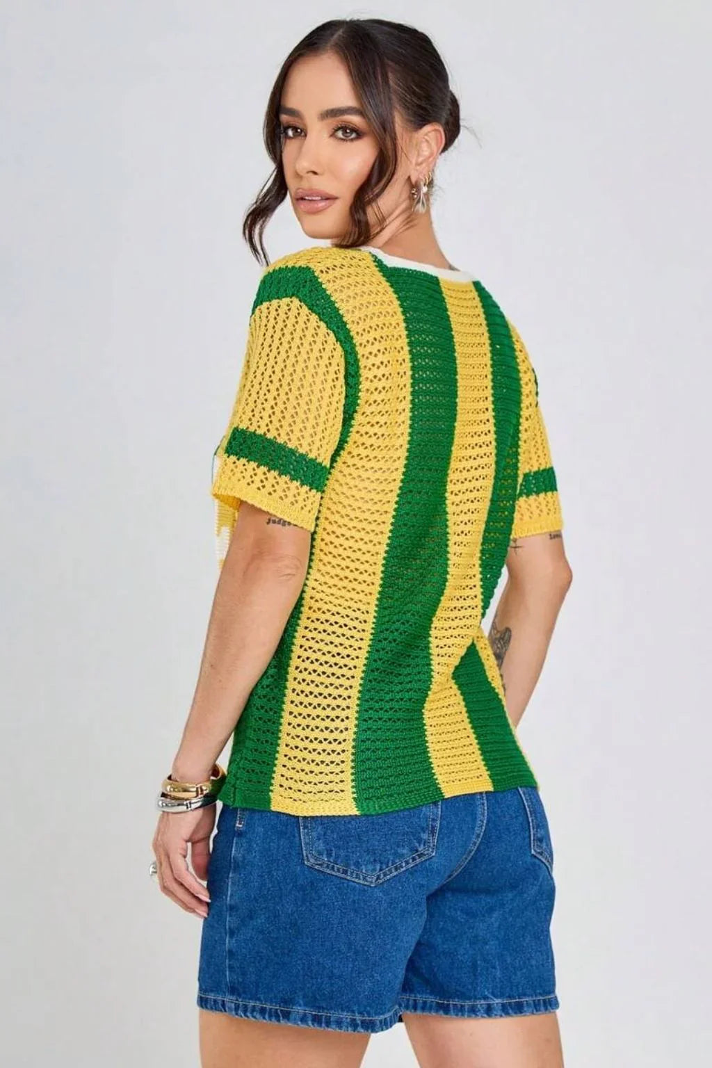 Blusa Brasil Tricot Copa do Mundo