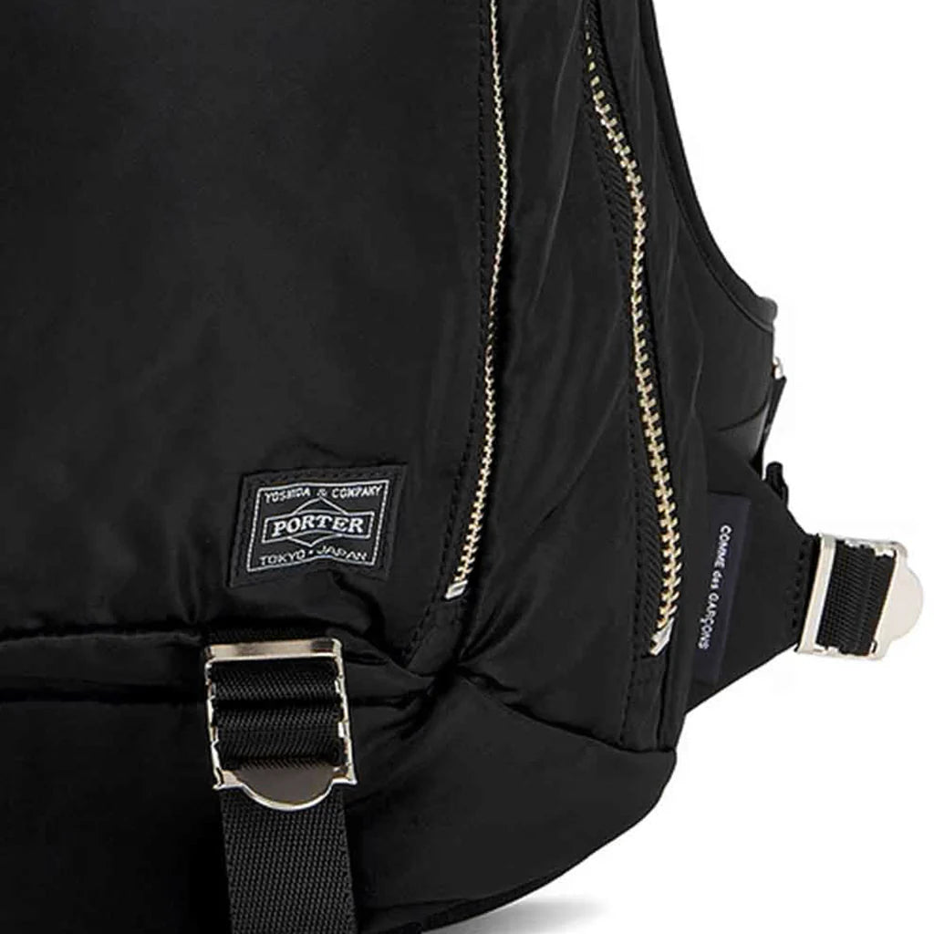 Porter Nylon Twill Shoulder Bag Black