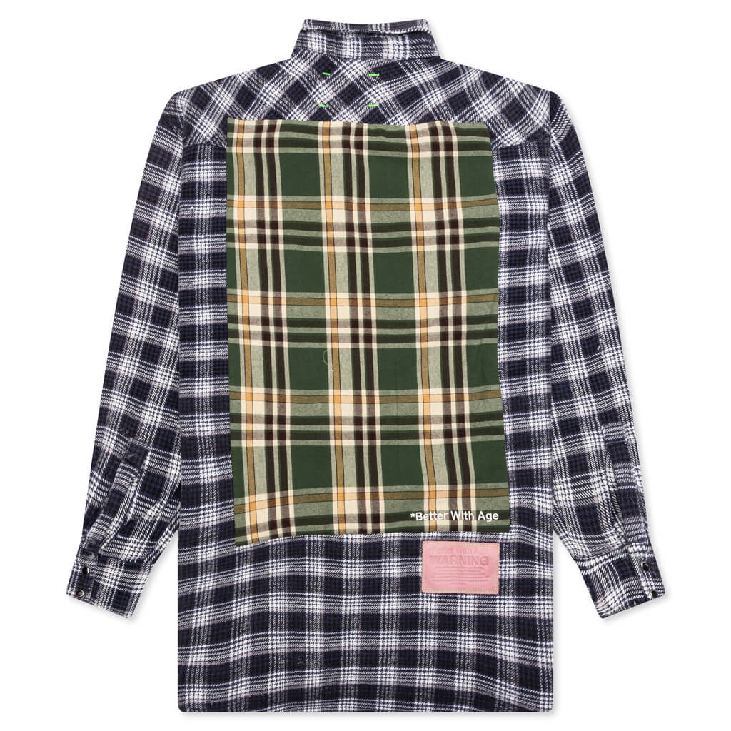 Re Tartan Flannel Shirt Multi