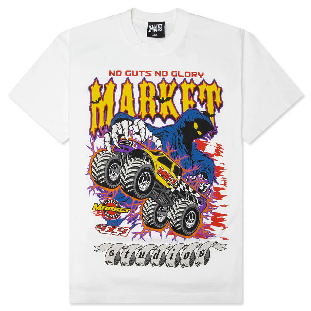 No Guts No Glory T Shirt White