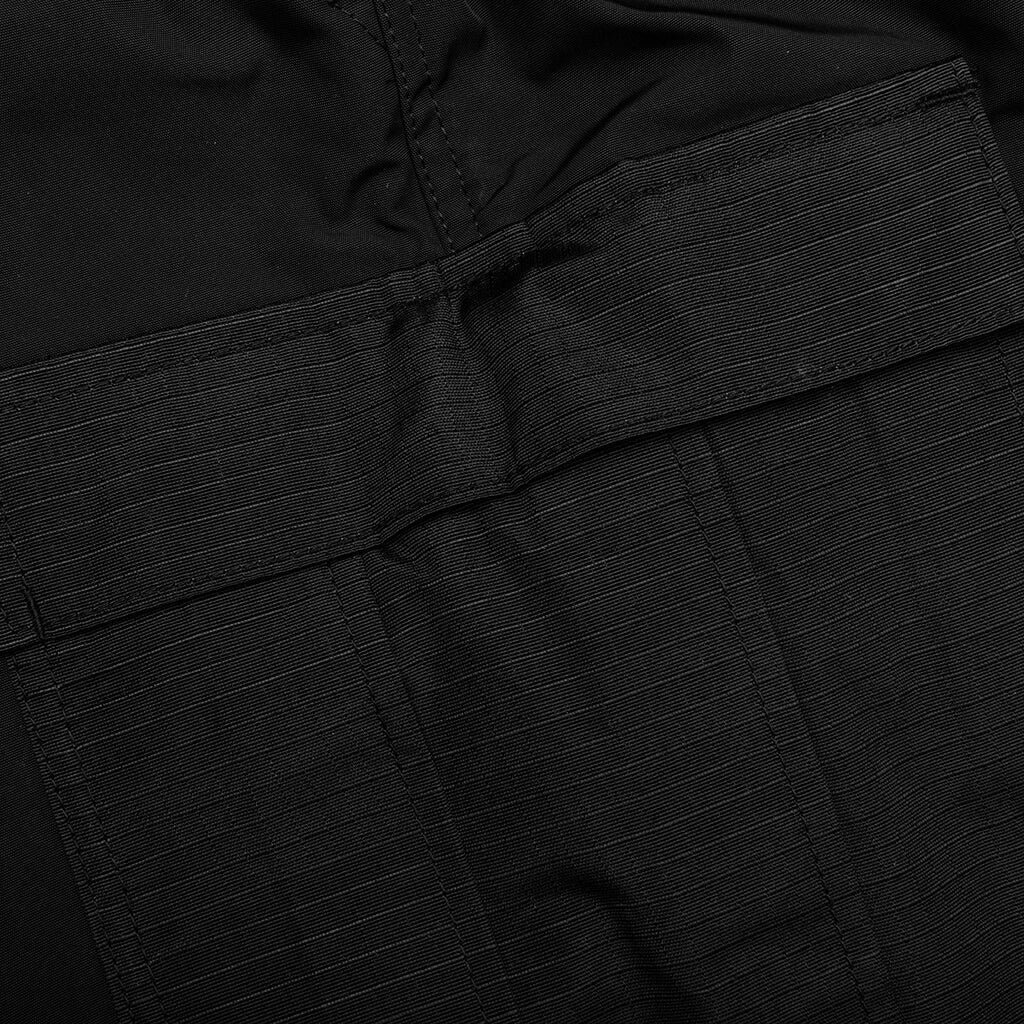 Nylon Cargo Pants Black