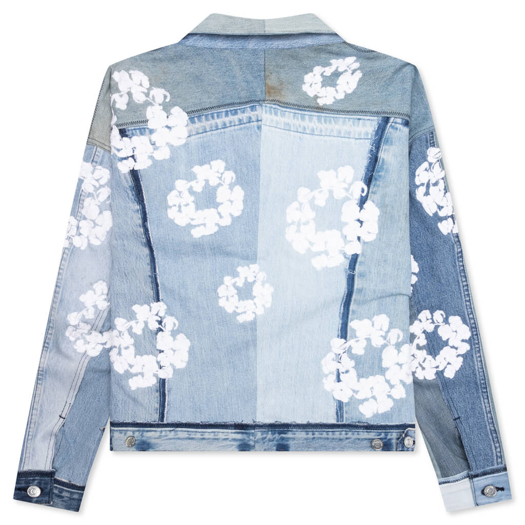 Readymade x Denim Tears CTN Wreath Track Jacket Blue
