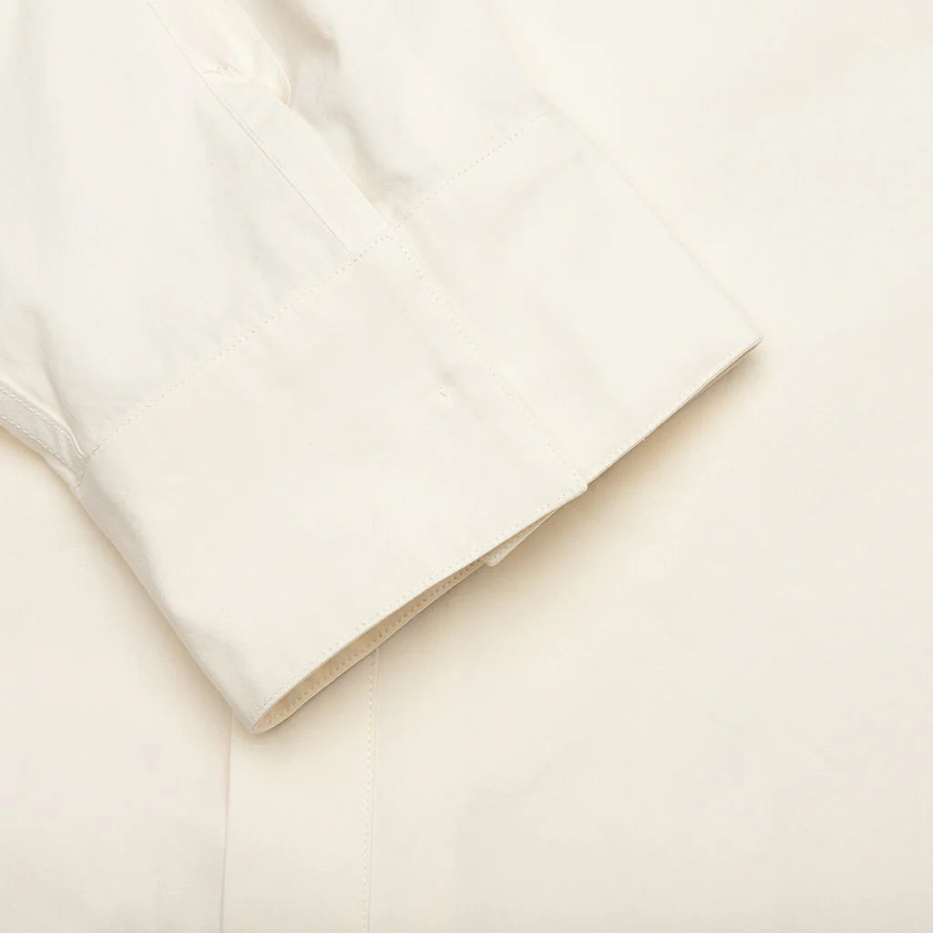 Layered Jewel Detail Shirt Coconut