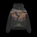Represent Chrome Flight Hoodie Stained Black