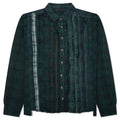 Over Dyed Ribbon Wide Shirt Green